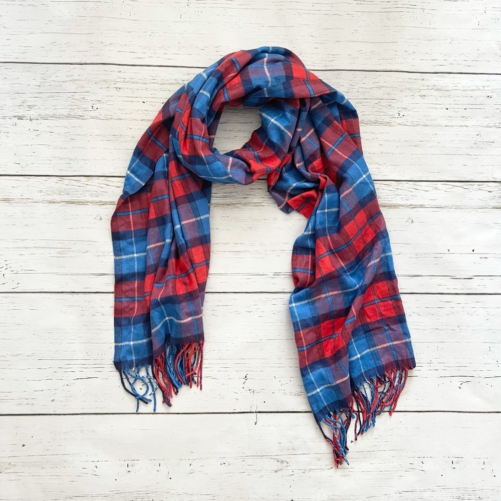 Plaid Oversized Scarf